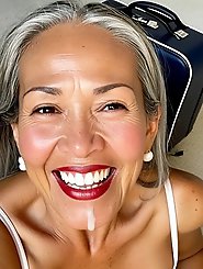 Women of a certain age pleasure themselves by touching their genitals