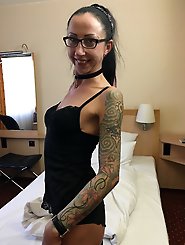 Full frilly body with stockings and suspenders