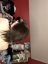 Lustful older strumpets are posing almost naked on cam