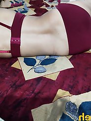 Top-notch mature cutie is playing alone