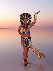 Colorful Elton Evening in Egypt style