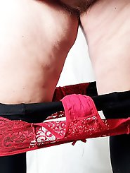 Gallant mature ladies are taking off their underwear