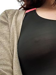 Women in professional attire are coated in semen