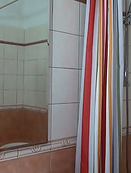 Teresa and Annia share a nude shower