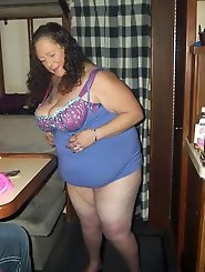 Aroused BBW wife pleasures a black man in front of her white husband