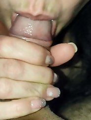 Blowjob with Cum In Mouth Latina Wife