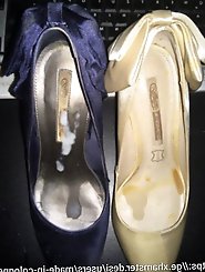 A stunning mature woman is half naked and posing for money.